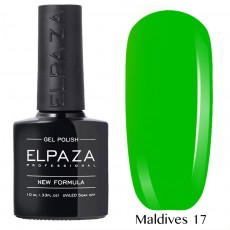 Гель-лак Elpaza Neon Collection неоновая серия 10мл MALDIVES 17